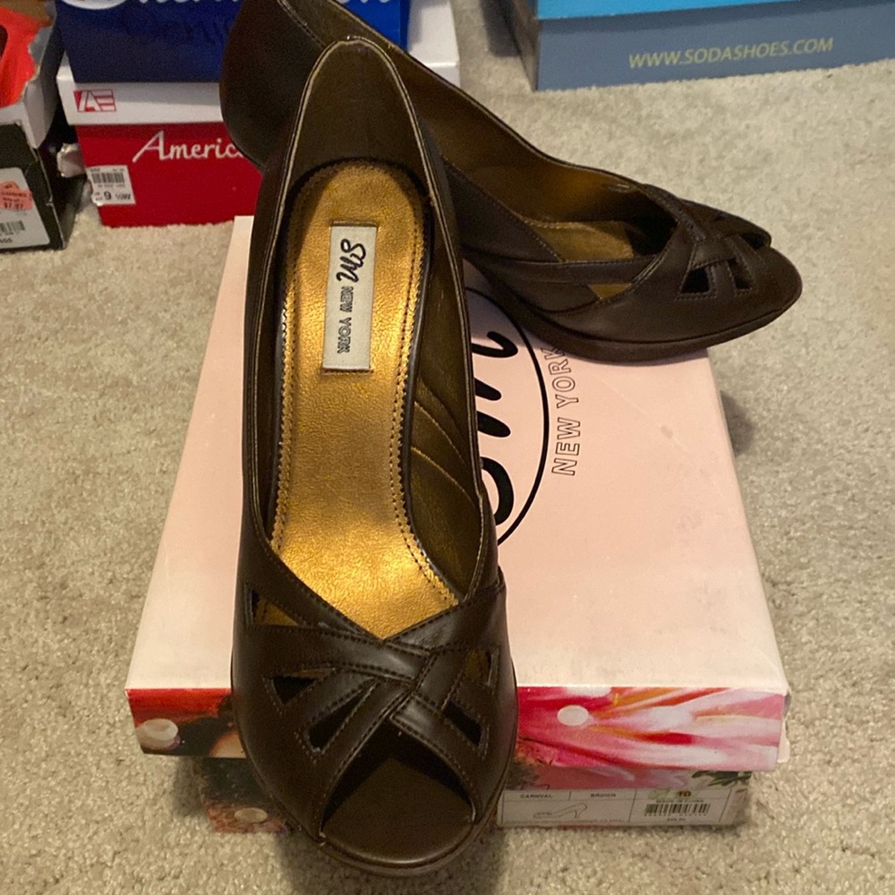SM New York Brown heels